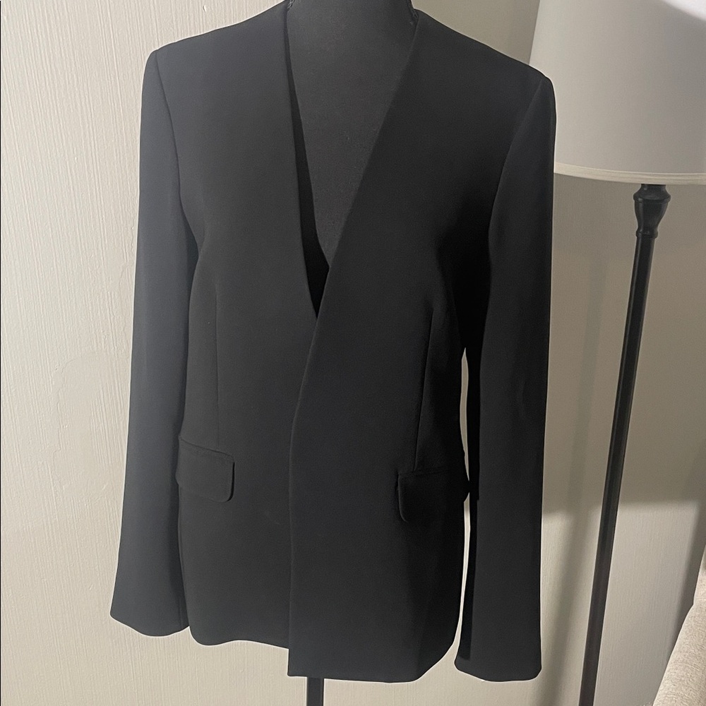Theory Black Tailored Blazer Jacket